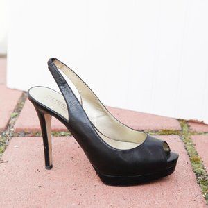 Guess Platform leather heels